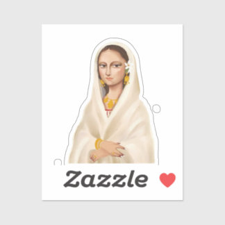 Elegant Woman Portrait | Cultural Art Illustration