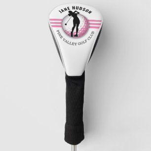 Elegant Women Golfer Design Golf Head Cover