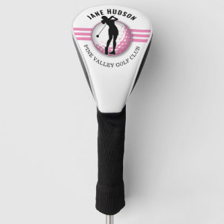 Elegant Women Golfer Design Golf Head Cover