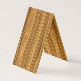 Elegant Wood grain style Business Card