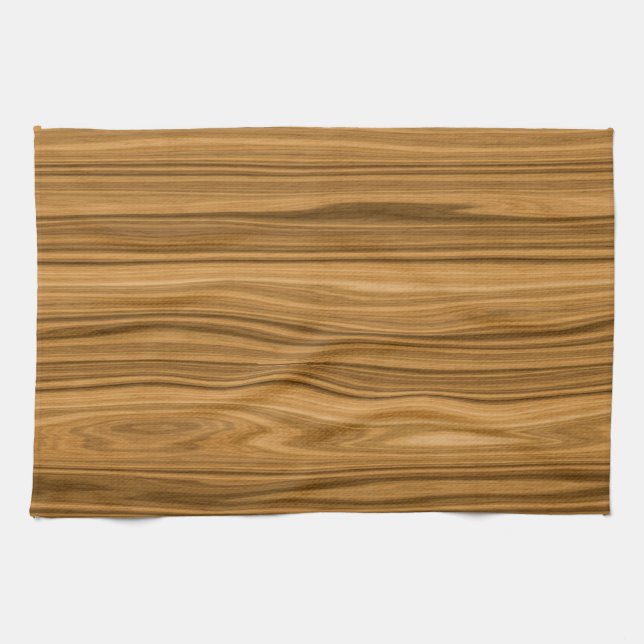 Elegant Wood grain style Kitchen Towel (Horizontal)