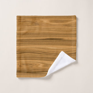 Elegant Wood grain style Wash Cloth