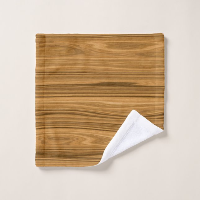 Elegant Wood grain style Wash Cloth (Wash Cloth)