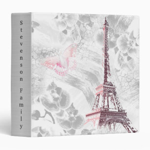 Elegant Wreath of pink flowers. Binder