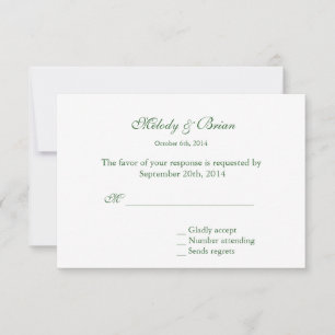 elegant yellow dandelion RSVP wedding invitation