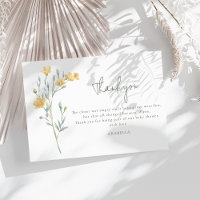 Elegant Yellow Floral Baby Shower