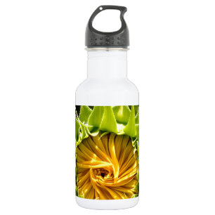 Elegant yellow sunflower photo 532 ml water bottle