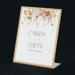 Elegant Yellow Wildflower Bridal Shower Gift Pedestal Sign<br><div class="desc">Looking for a modern and elegant bridal shower sign? Look no further than this stunning Elegant Yellow Wildflower Watercolor Bridal Shower Gift Pedestal Sign. Featuring gorgeous watercolor floral artwork in shades of warm neutral shades of blush white marigold yellow dusty blue pink and burnt sienna, this sign is perfect for...</div>