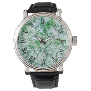Elegant yet Spooky Leaves and Branches Men's Watch