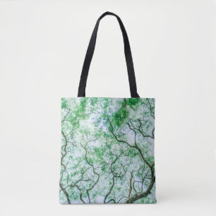 Elegant yet Spooky Leaves and Branches Tote Bag