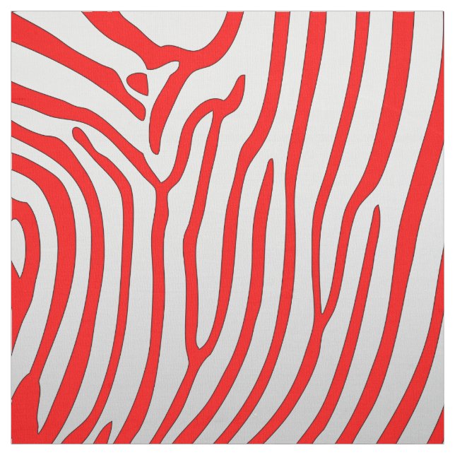 Elegant Zebra Print Fabric (Swatch)