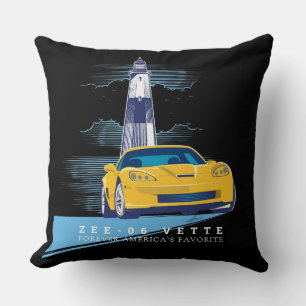 ELEGANT ZEE-O-SIX AUTO ART THROW PILLOW