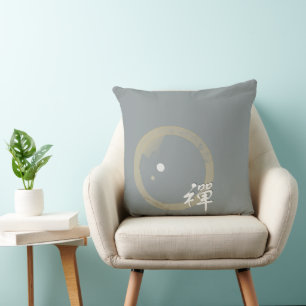 Elegant Zen Throw Pillow