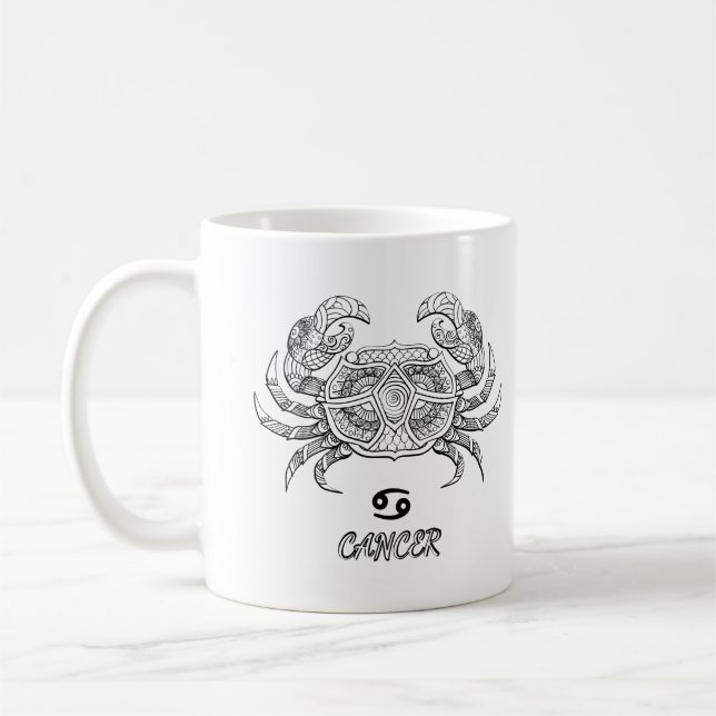 Elegant Zodiac sign  Coffee Mug (Left)