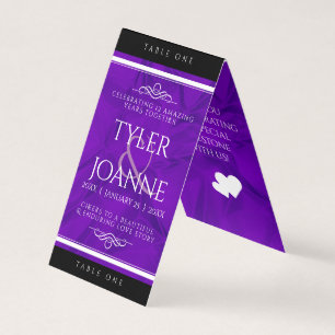Elégante 12ème Mariage de soie Anniversaire carte