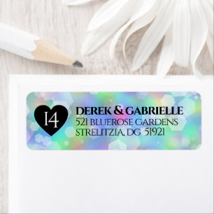 Élégante 14ème anniversaire du Mariage Opal