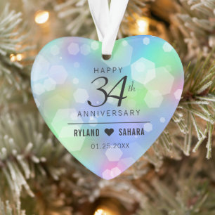 Élégante 34e anniversaire du Mariage Opal