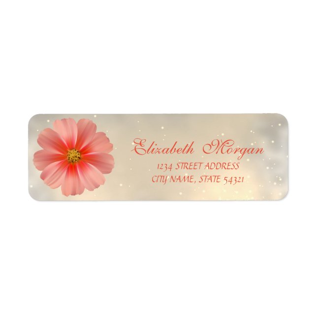 Élégante adresse de fleurs modernes (Devant)