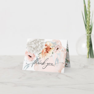 Elégante aquarelle de corail Merci floral
