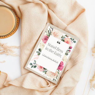 Elégante aquarelle Fleur sauvage Christian Femmes