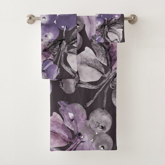 Elégante aquarelle fleurie décorative attirant l'o (En situation)