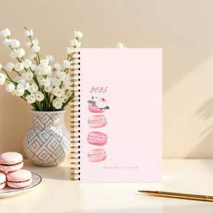 Elégante aquarelle Floral rose français Macaron