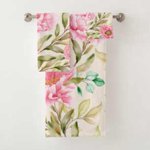 Elégante aquarelle motif décorative fleurie