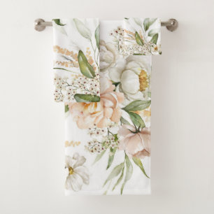 Elégante aquarelle motif décorative fleurie