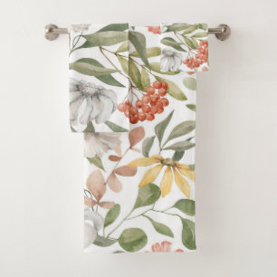 Elégante aquarelle motif décorative fleurie