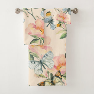 Elégante aquarelle motif décorative fleurie