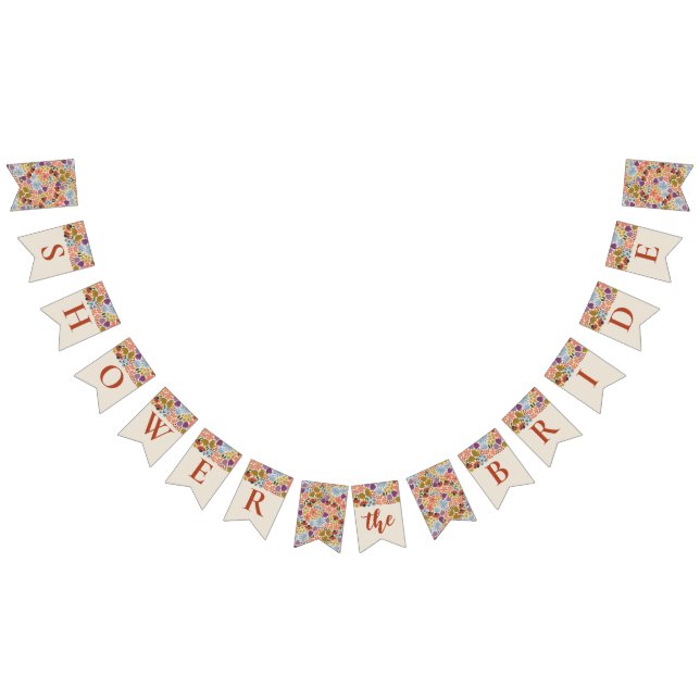 Élégante bannière de Fête des mariées florale (Tout)