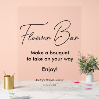 Élégante barre de fleurs de Fête des mariées