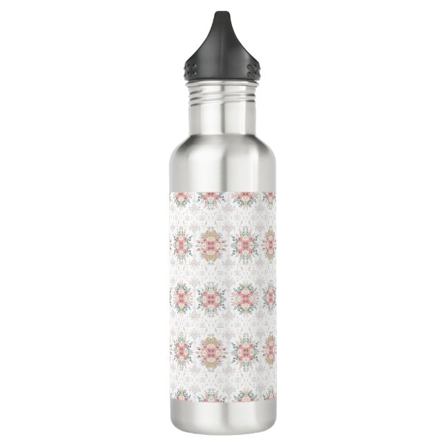 Élégante Bouteilles d'eau florale Tribale (Gauche)