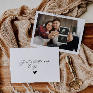 Élégante calligraphie Carte de Faire-part pour béb