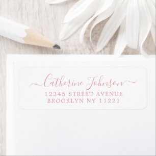Élégante Calligraphie De Script De Fille Rose Dust