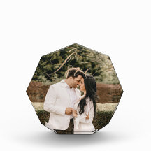 Élégante calligraphie L-O-V-E Bloc photo