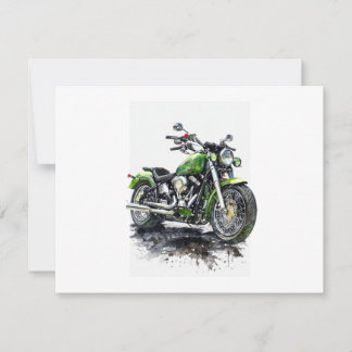 Elégante carte à plat - Personnalisé & Minimaliste