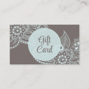 Elégante carte cadeau Mandala