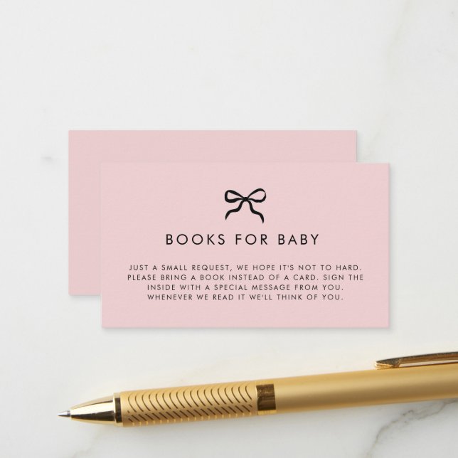 Élégante carte de boîtier de Baby shower à mâchoir (Devant/Arrière en situation)
