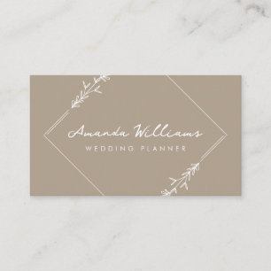 Elégante carte de code QR Carte de visite de sable