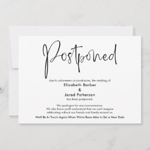 Élégante carte de Faire-part Mariage simple report