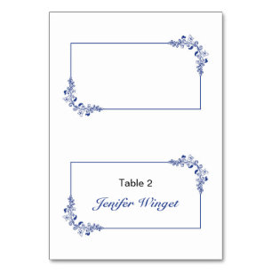 Elégante carte de lieu de mariage