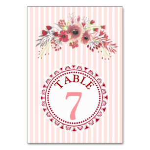 Élégante carte de Mariage d'affichage floral