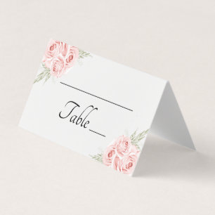 Elégante carte de Mariage Rose Blush Rose Floral