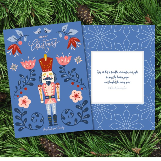 Elégante carte de Noël Nutcracker (Créateur téléchargé)