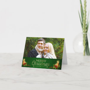 Elégante carte de Noël photo