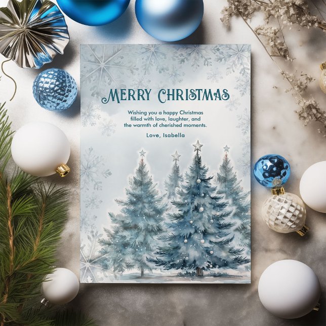 Élégante carte de Noël Wonderland Winter (Créateur téléchargé)