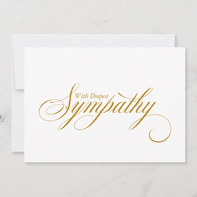 Elégante carte de signature de script or (Devant)
