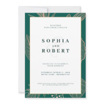 Elégante carte d'invitation de mariage avec masque
