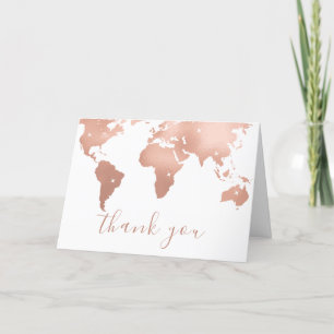 Elégante carte du monde Voyage aventure Baby showe
